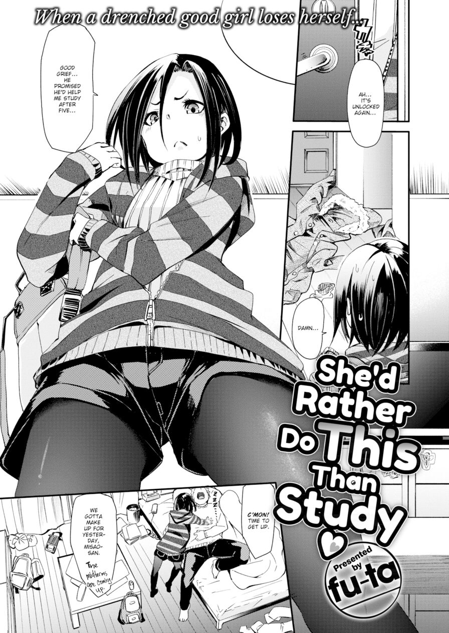 [fu-ta] She'd Rather Do This Than Study (Comic X-Eros #63)