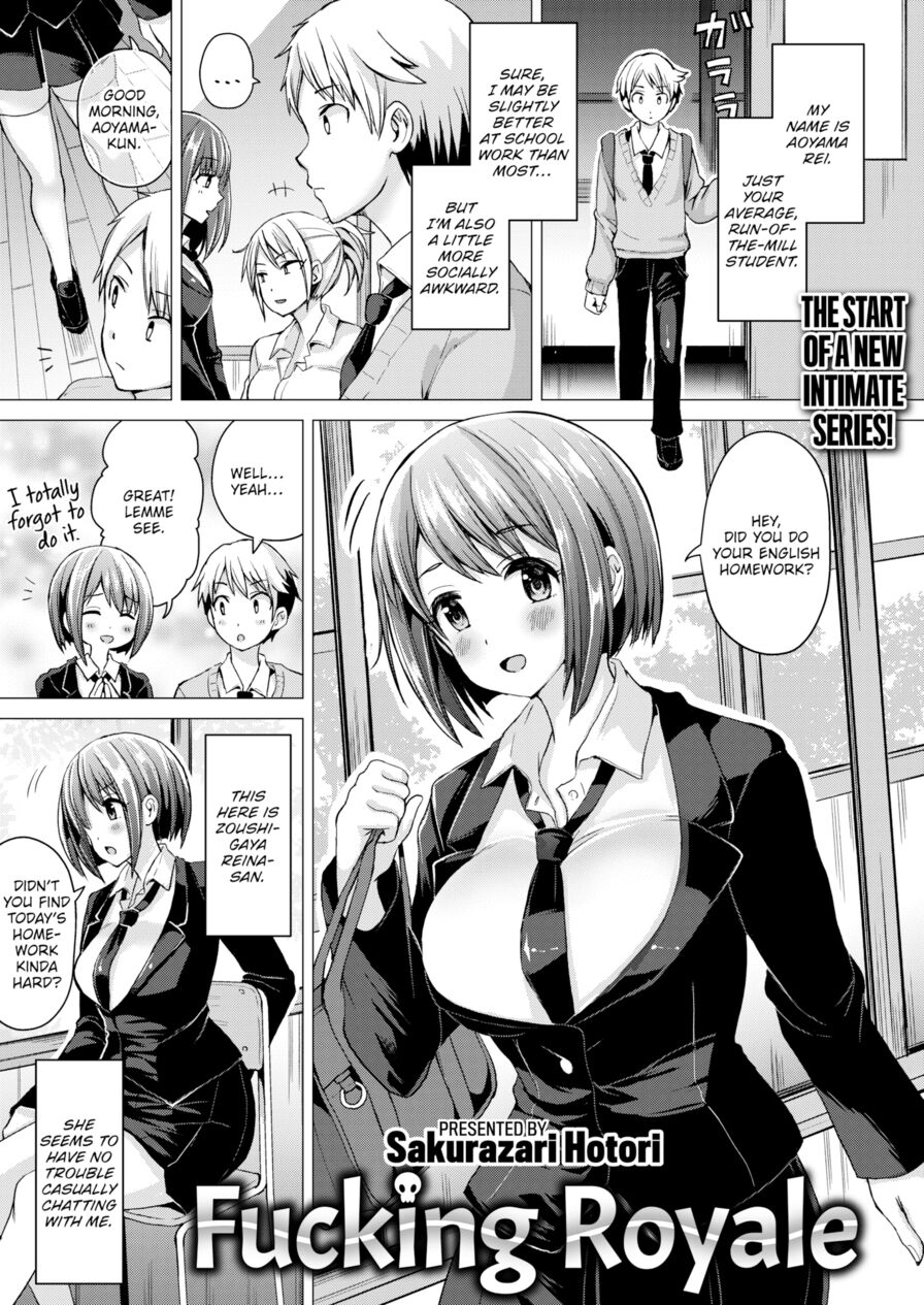 [Sakurazari Hotori] Fucking Royale Ch.1 (Weekly Kairakuten 2019-11)